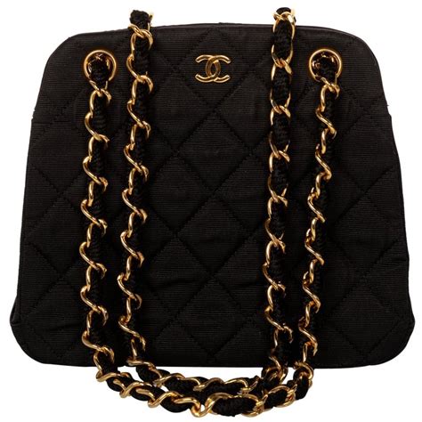 black chanel bag with chain|chanel quilted handbag gold chain.